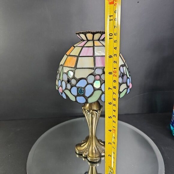 Retired "Partylite" Hydrangea Tealight Candle Lamp Gorgeous! - Picture 9 of 13